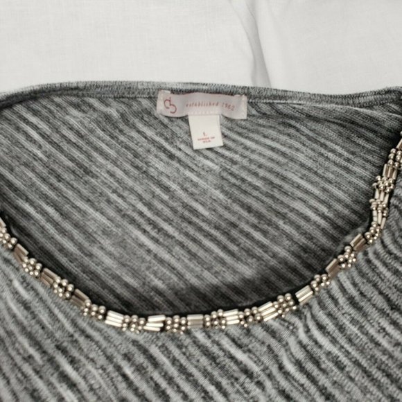 DB Established 1962 Long Sleeve Asymmetrical Top L - Picture 3 of 7